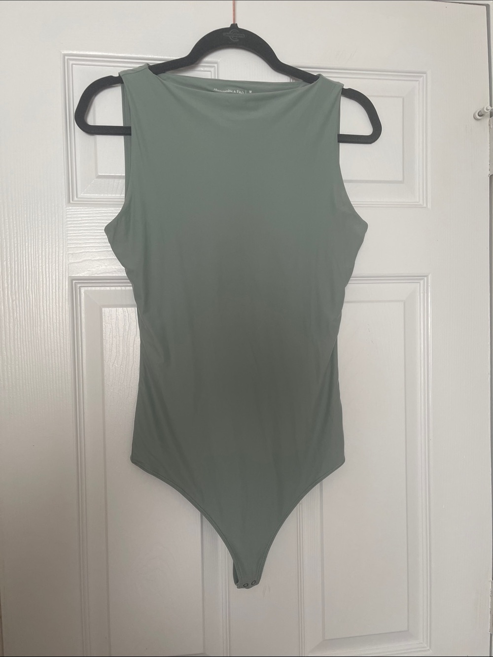 Abercrombie & Fitch Sage Green Sleeveless Bodysuit